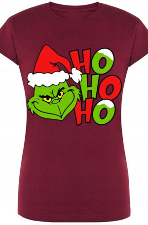Grinch Świąteczny T-shirt Modny Nadruk Rozm.XXL