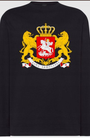 Gruzja Georgia Bluza Longsleeve Męska r.3XL