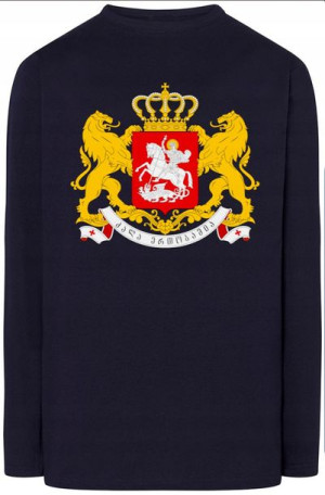 Gruzja Georgia Bluza Longsleeve Męska r.S