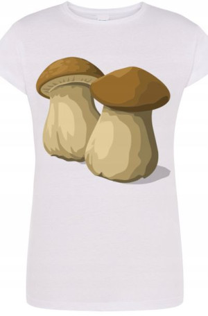 Grzyby Prawdziwki Damski T-Shirt Las Rozm.M