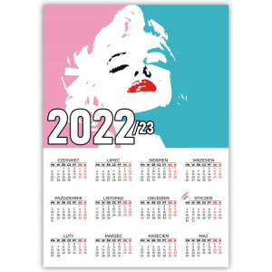 KALENDARZ Plakatowy 32x44 ANDY WARHOL Monroe WZORY