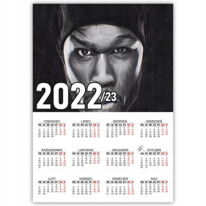 KALENDARZ Plakatowy 32x44 HIP HOP LEGENDS Wzory