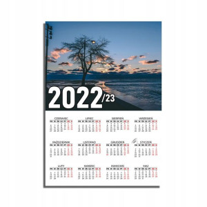 KALENDARZ Plakatowy 32x44 MORZE Ocean Wodospady