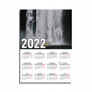 KALENDARZ Plakatowy 32x44 MORZE Ocean Wodospady