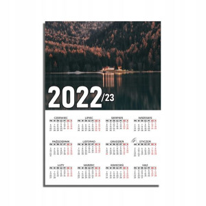 KALENDARZ Plakatowy 32x44 MORZE Ocean Wodospady