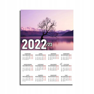 KALENDARZ Plakatowy 32x44 MORZE Ocean Wodospady