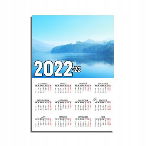 KALENDARZ Plakatowy 32x44 MORZE Ocean Wodospady
