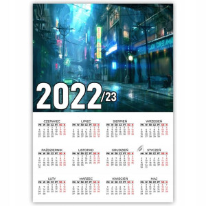 KALENDARZ Plakatowy 32x44 WIELE WZORÓW 2022/2023