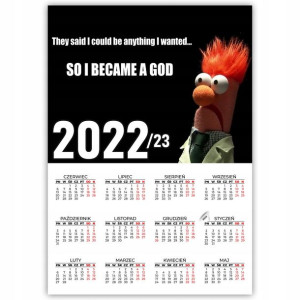KALENDARZ Plakatowy 32x44 WIELE WZORÓW 2022/2023
