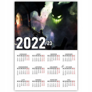 KALENDARZ Plakatowy 32x44 WIELE WZORÓW 2022/2023