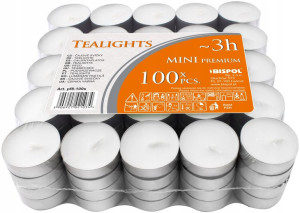 Bispol Podgrzewacze bezzapachowe 100 szt tealights
