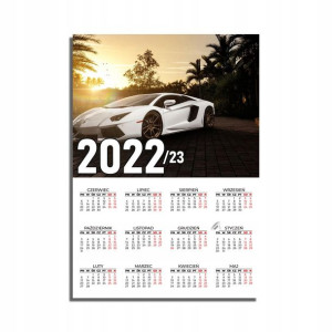 KALENDARZ Plakatowy 32x44 Wiele Wzorów SAMOCHODY