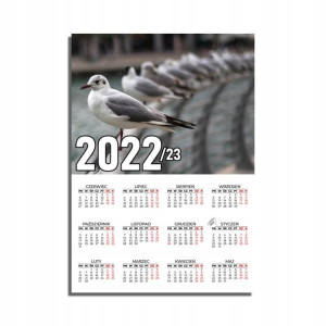 KALENDARZ Plakatowy 32x44 Wzory ZWIERZĘTA 22/23