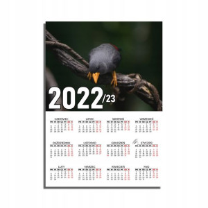 KALENDARZ Plakatowy 32x44 Wzory ZWIERZĘTA 22/23