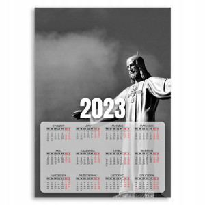 KALENDARZ ŚCIENNY 2023 Plakat 50x70 Wzory JEZUS