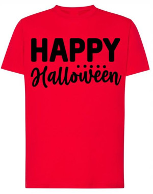 Happy Halloween T-shirt Męski Nadruk Rozm.L