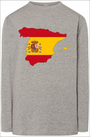 Hiszpania Flaga Męska Bluza Longsleeve Rozm.M