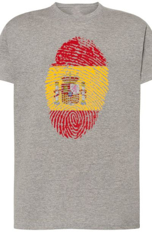 Hiszpania Odcisk Palca T-shirt Męski R.M