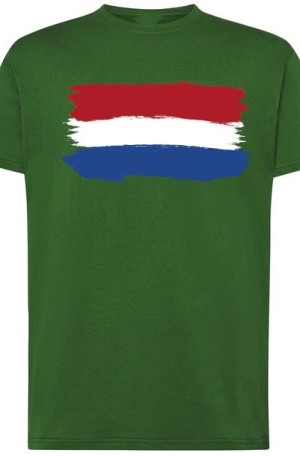 Holandia Flaga Modna T-Shirt Męski Rozm.4XL