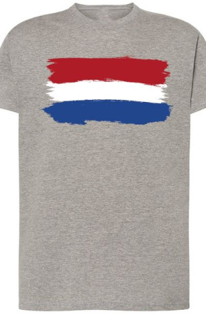 Holandia Flaga Modna T-Shirt Męski Rozm.5XL