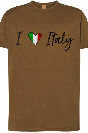 I Love Italy Kocham Włoch Męski T-Shirt r.XL
