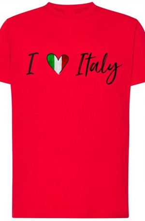 I Love Italy Kocham Włoch Męski T-Shirt r.XL