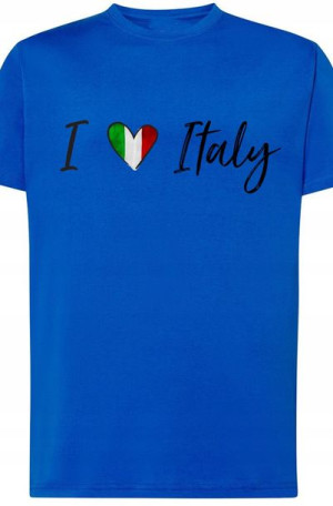 I Love Italy Kocham Włoch Męski T-Shirt r.XXL