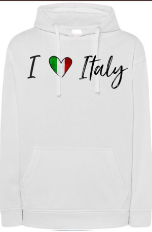 I Love Italy Kocham Włochy Bluza Kaptur r.3XL
