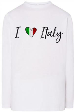 I Love Italy Kocham Włochy Bluza Longsleeve r.3XL