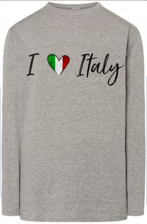I Love Italy Kocham Włochy Bluza Longsleeve r.4XL