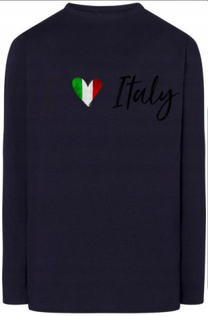 I Love Italy Kocham Włochy Bluza Longsleeve r.XXL