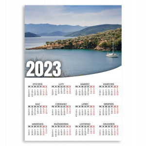 Kalendarz Ścienny 2023 Roczny 50x70 Wzory Latarnia