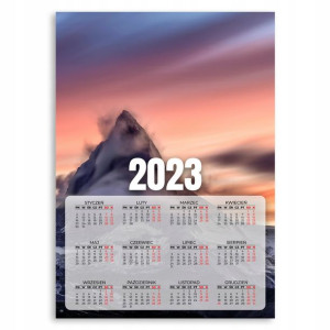 Kalendarz Ścienny 2023 Rok Plakat Ford 50x70 Cm