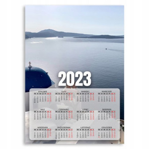 Kalendarz Ścienny 2023 Rok Plakat Greece 50x70 Cm