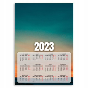 Kalendarz Ścienny 2023 Rok Plakat Hudson 50x70 Cm