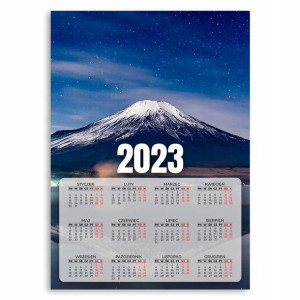 Kalendarz Ścienny 2023 Rok Plakat Japan 50x70 Cm