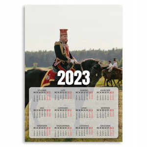 Kalendarz Ścienny 2023 Rok Plakat Konie 50x70 Cm