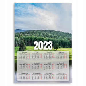 Kalendarz Ścienny 2023 Rok Plakat Lasy 50x70 Cm