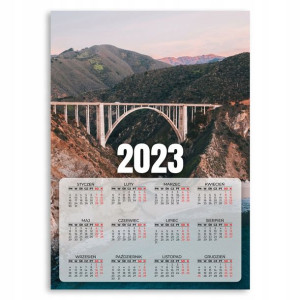 Kalendarz Ścienny 2023 Rok Plakat Morskie 50x70 Cm
