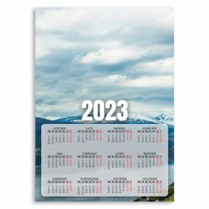 Kalendarz Ścienny 2023 Rok Plakat Morza 50x70 Cm