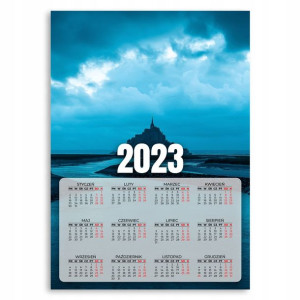 Kalendarz Ścienny 2023 Rok Plakat Morze 50x70 Cm