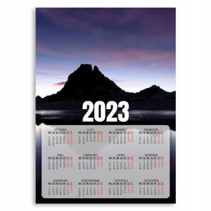 Kalendarz Ścienny 2023 Rok Plakat Nature 50x70 Cm