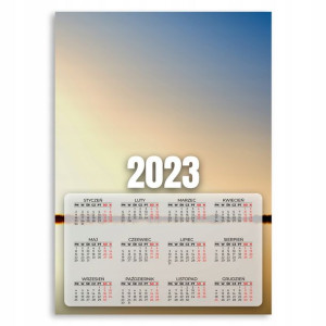 Kalendarz Ścienny 2023 Rok Plakat Woda 50x70 Cm