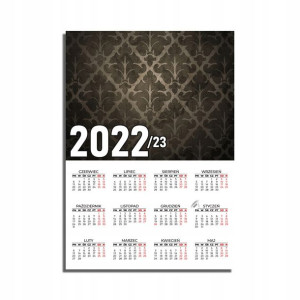 KALENDARZ Ścienny Plakat 32x44 MiX WZORÓW 2022/85