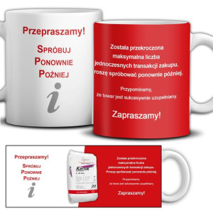 KUBEK Śmieszny PREZENT PGG Ekogroszek Węgiel Wzory