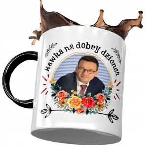 Kubek Czarny Mateusz Morawiecki Premier Na Prezent