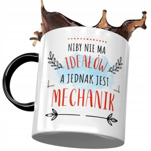 Kubek Czarny Mechanika Idealny Mechanik