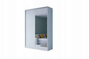 Szafa Ida 140 X 248 Linia Royal - Biała + Lustro
