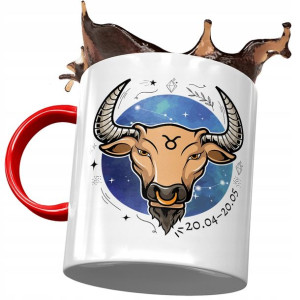 Kubek Czerwony Byk Znaki Zodiaku Horoskop