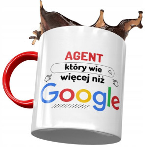 Kubek Czerwony Dla Agenta Wie Więcej Niż Google